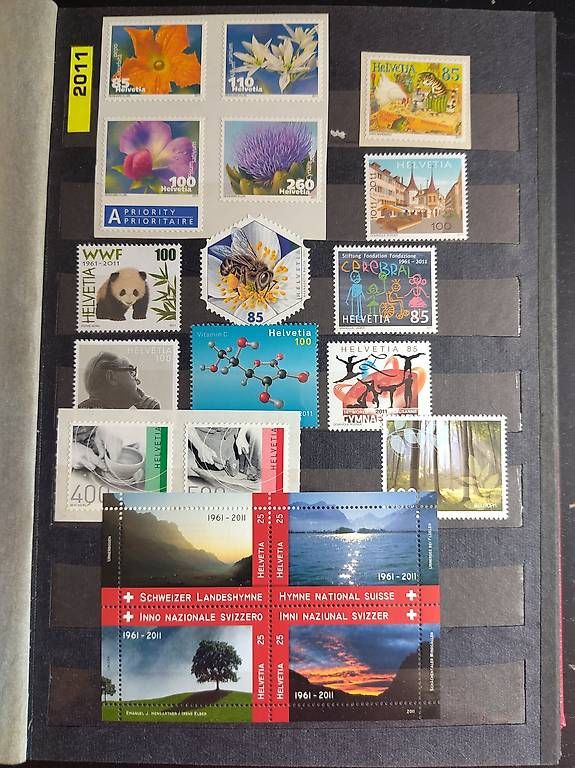 Tutti i francobolli: Jahresserie 2011 Post Briefmarken postfrisch – Nuovo (secondo la descrizione) da Wohlen AG venduto da gnabbr