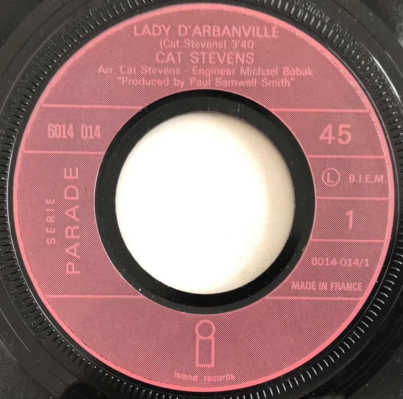 Schallplatten: CAT STEVENS - LADY D'ARBANVILLE – Gebraucht aus Poliez-Pittet von Newtown-Records 2
