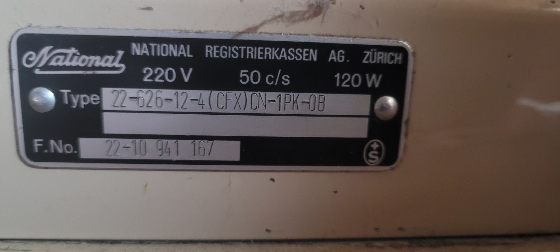 National Registratore di cassa: Registrierkasse National – Usato da Stäfa venduto da HastaLaVista345 2