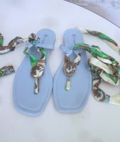 Stoff-Flip-Flops, Stephan, Größe 39