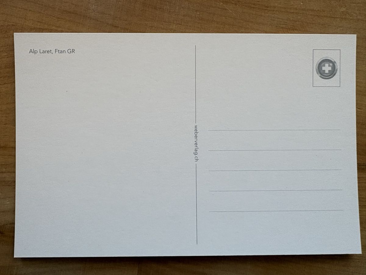 Cartoline postali: AK von Alp Laret in Ftan – Nuovo (secondo la descrizione) da Rümlang venduto da Kartenpost1 1