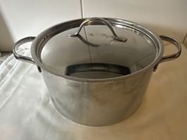 Kuhn Rikon Kochtopf Edelstahl 22 cm Durchmesser gebraucht