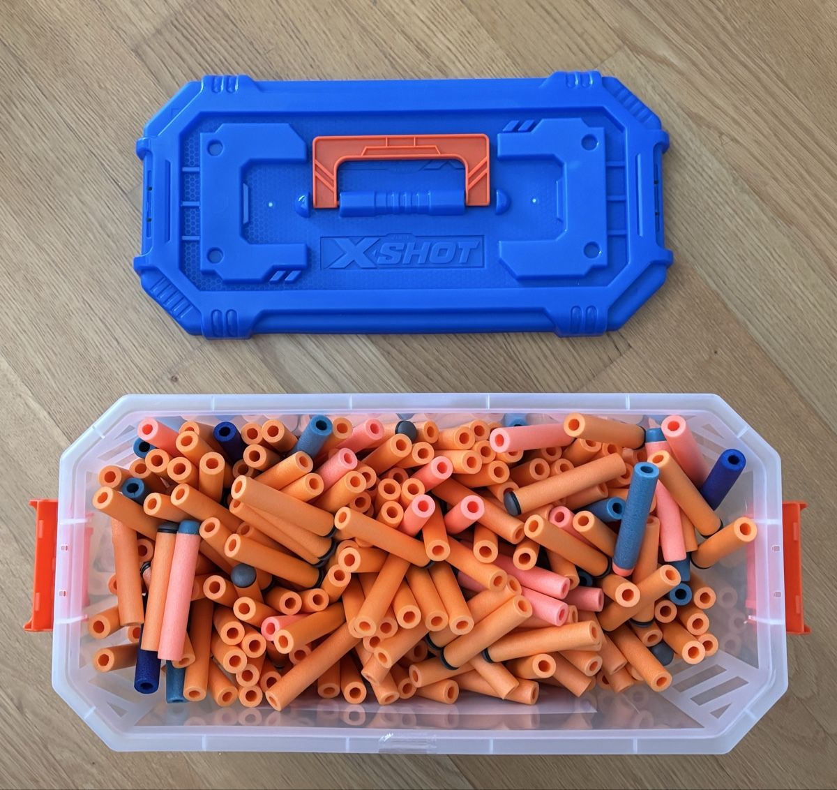 Nerf Giocattoli: Nerf Gun Set: 3 Blaster + über 500 Darts – Nuovo (secondo la descrizione) da Sisseln AG venduto da sam_mb8z 4