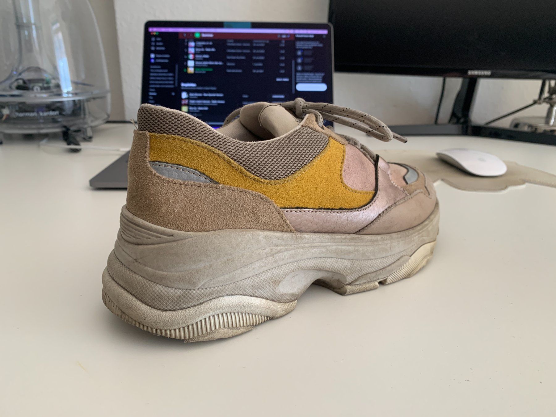 Selected Chaussures femmes: SELECTED - Sneaker rosa-gelb 38 – D'occasion à Zürich par Diazaio 1