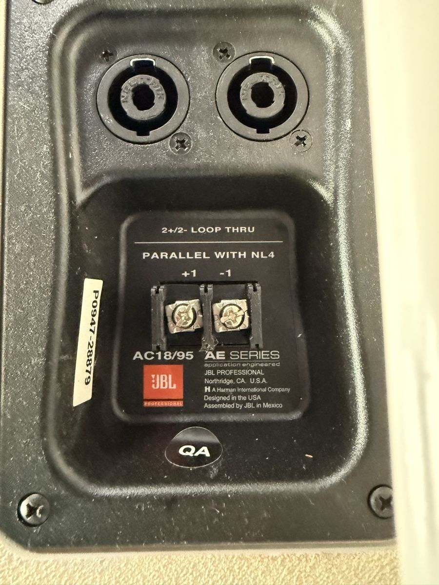 JBL Casse acustiche: JBL AC 18/95 AE Serie 2 Stk. – Usato da Nebikon venduto da Electrovoice10 4