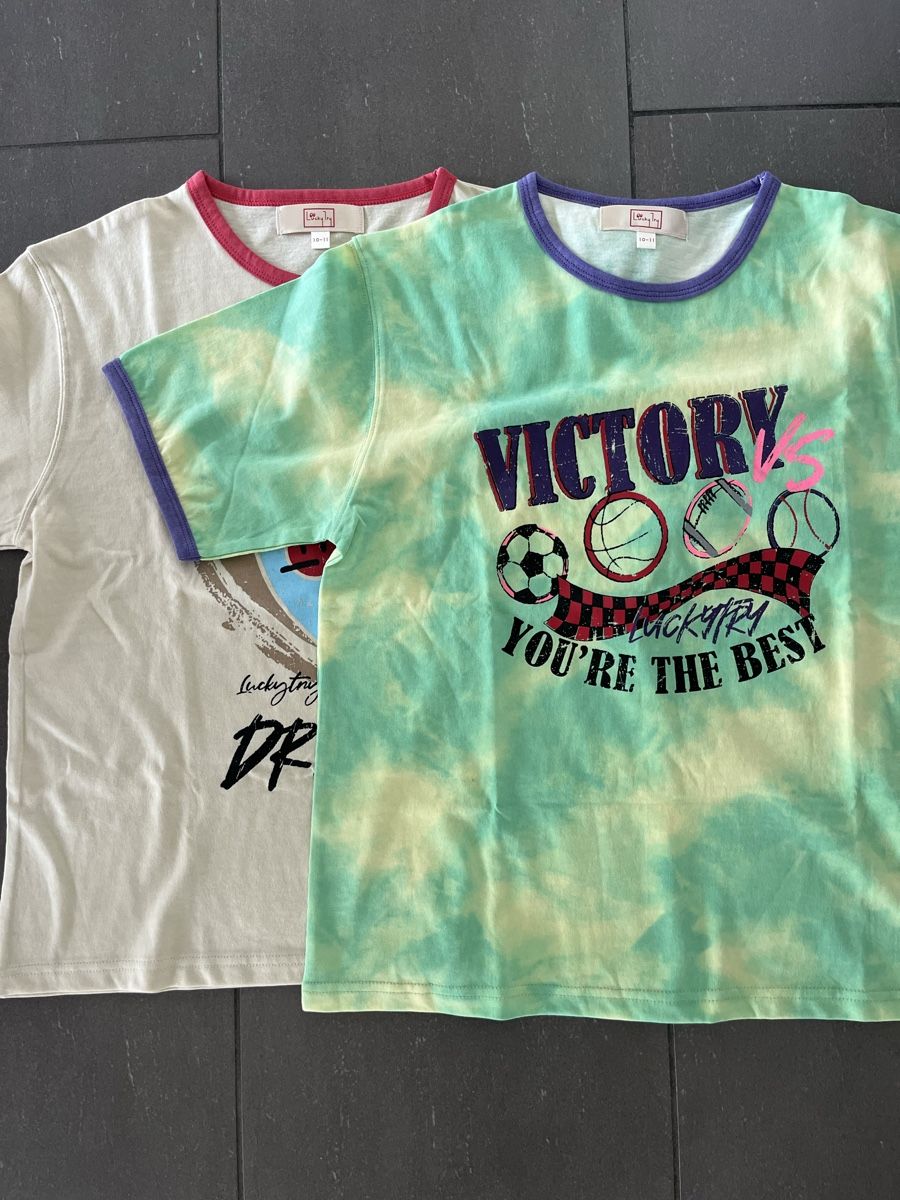 Camicette, T-shirt & Top: T-shits von Lucky try – Nuovo (secondo la descrizione) da Birmensdorf ZH venduto da Liruli