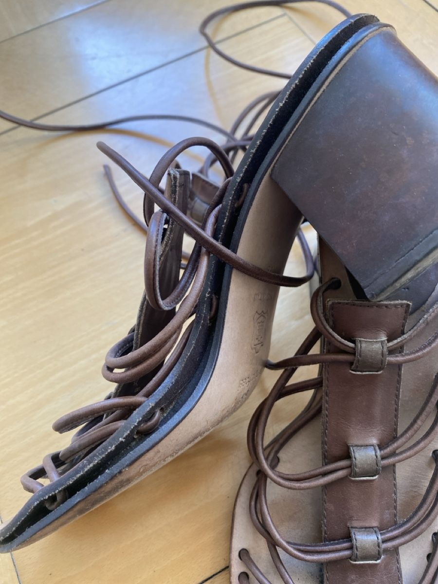 Sergio Rossi Damenschuhe: Sergio Rossi Sandalen Gr. 38, Leder – Gebraucht aus Zürich von BarbaraSxh 2