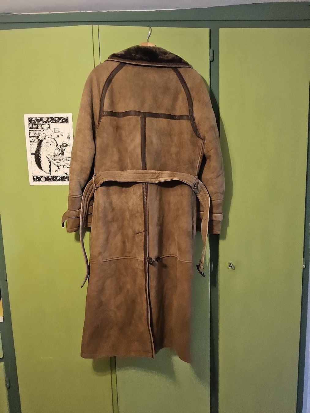 Mäntel: Vintage Lammfell Ledermantel 70s – Gebraucht aus Fribourg von Redleaf 1