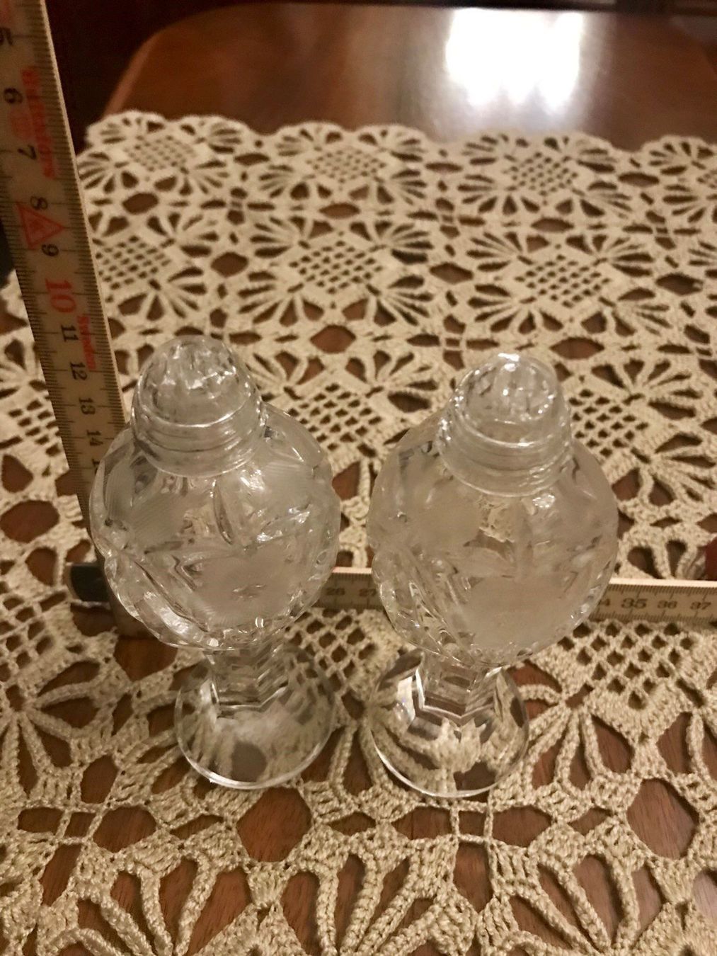 Bicchieri: Kristal Set salt-peppers – Usato da Mehlsecken venduto da Reymau 2
