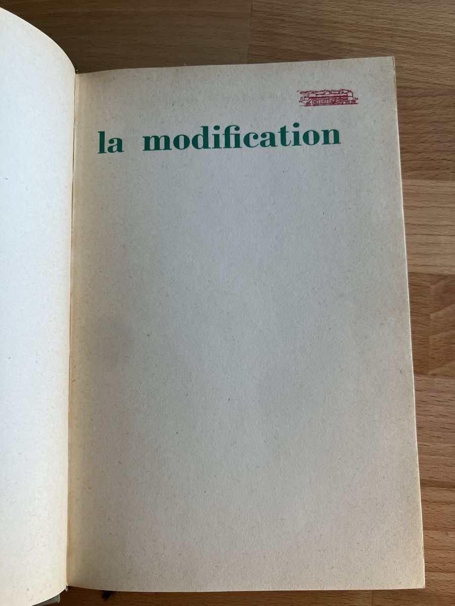Libri: M. BUTOR - La Modification – Usato da Lausanne venduto da Willandco 3