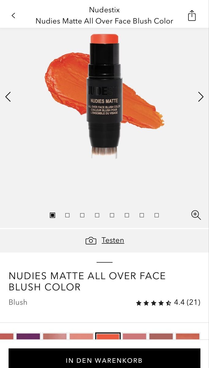 Make-up: Nudestix Nudies Matte Blush "Picante" Neu! – Nuovo e nell'imballaggio originale da Zürich venduto da deruja 7