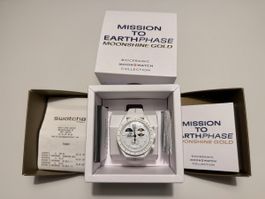 Swatch Omega MoonSwatch Earthphase neu mit Box Beleg