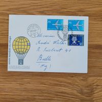 Ballon Flug Langenthal 1960 Bulle FR