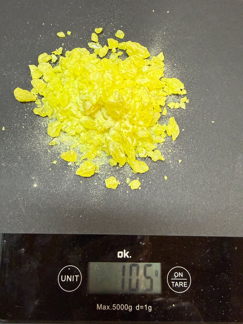 Minerali & Pietre curative: 100 g Schwefel, kristallin – Usato da Lützelflüh-Goldb venduto da Elementis 4