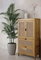 Komplett NEU Midischrank Liora Bambus 60 x 110