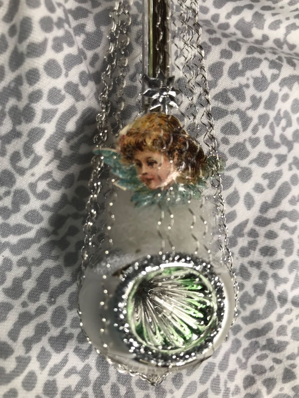 Tutte le decorazioni: Nostalgischer silb. Christbaumschmuck Engel-Oblate Reflex – Nuovo e nell'imballaggio originale da Alpnach Dorf venduto da marvo 1