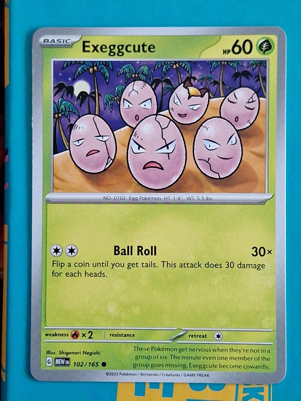 Pokémon Carte collezionabili: Exeggcute - Pokemon Mew 151 Englisch – Usato da Altstätten SG venduto da GGsGameshop