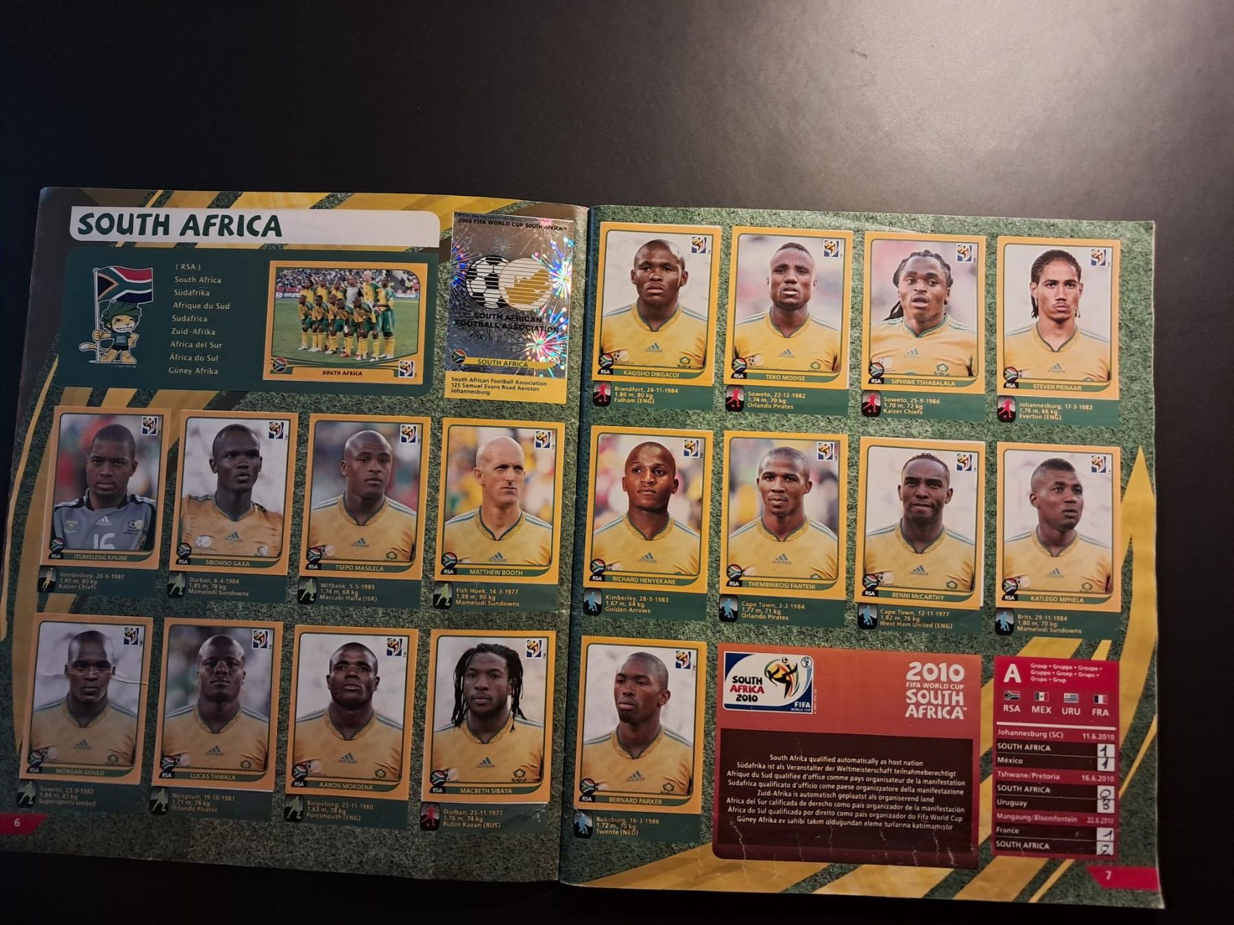 Panini Album: Panini WORLD CUP 2010 Album komplett – Usato da Muttenz venduto da lou_9zpz 2
