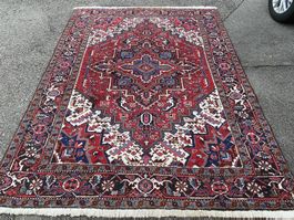 Fantastischer sehr feiner Perser Heriz mit Medaillen 206x284