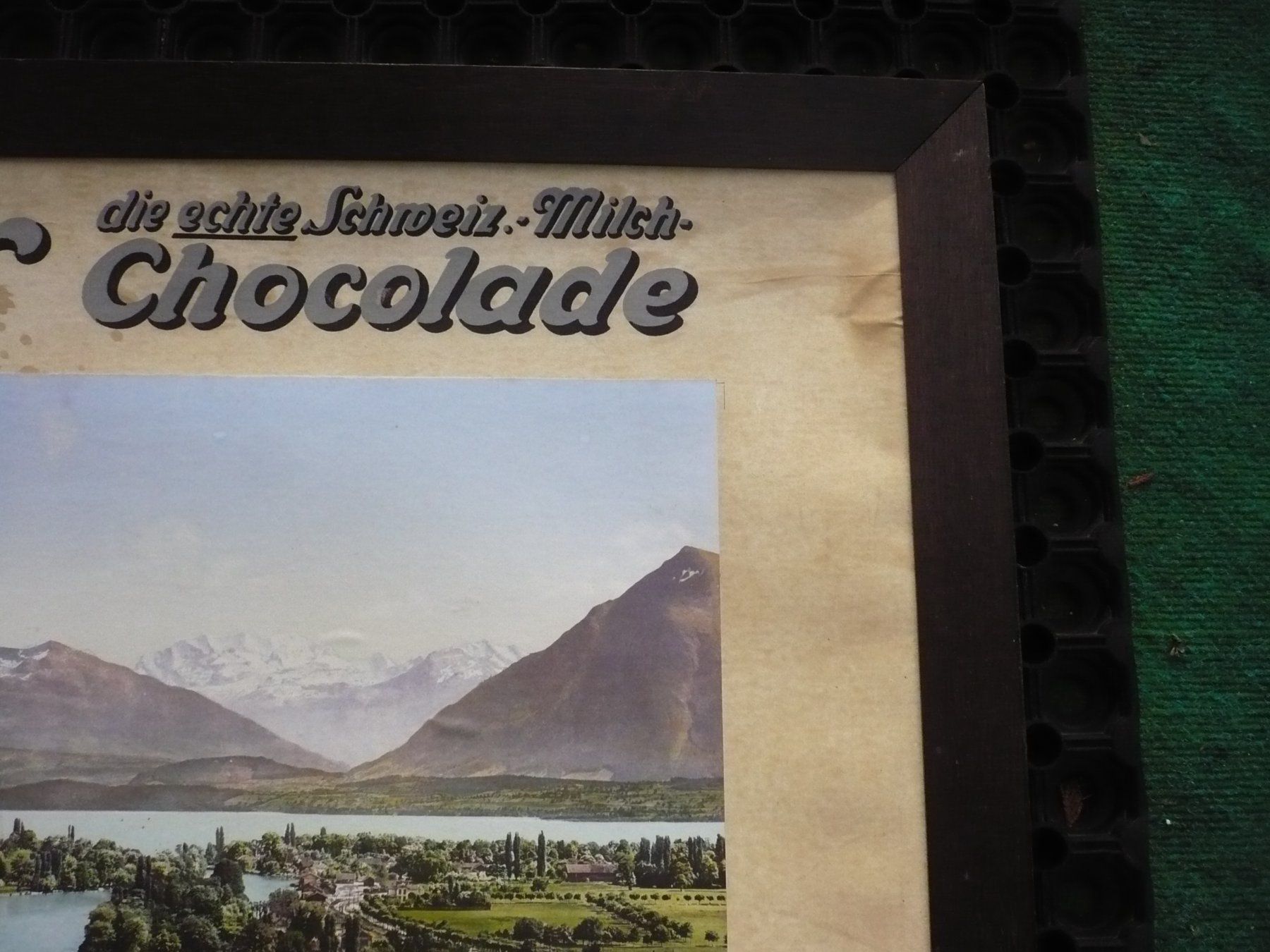 Foto & Immagini: Original Chocolat Tobler Kartonwerbung mit Holzrahmen – Usato da Biberist venduto da Urmel 2