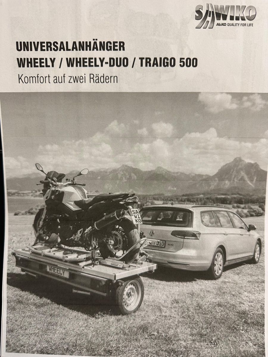 Wheely Anhänger: Motorrad/Roller - Verladehilfe – Neu (gemäss Beschreibung) aus Münsingen von Tweety08 5
