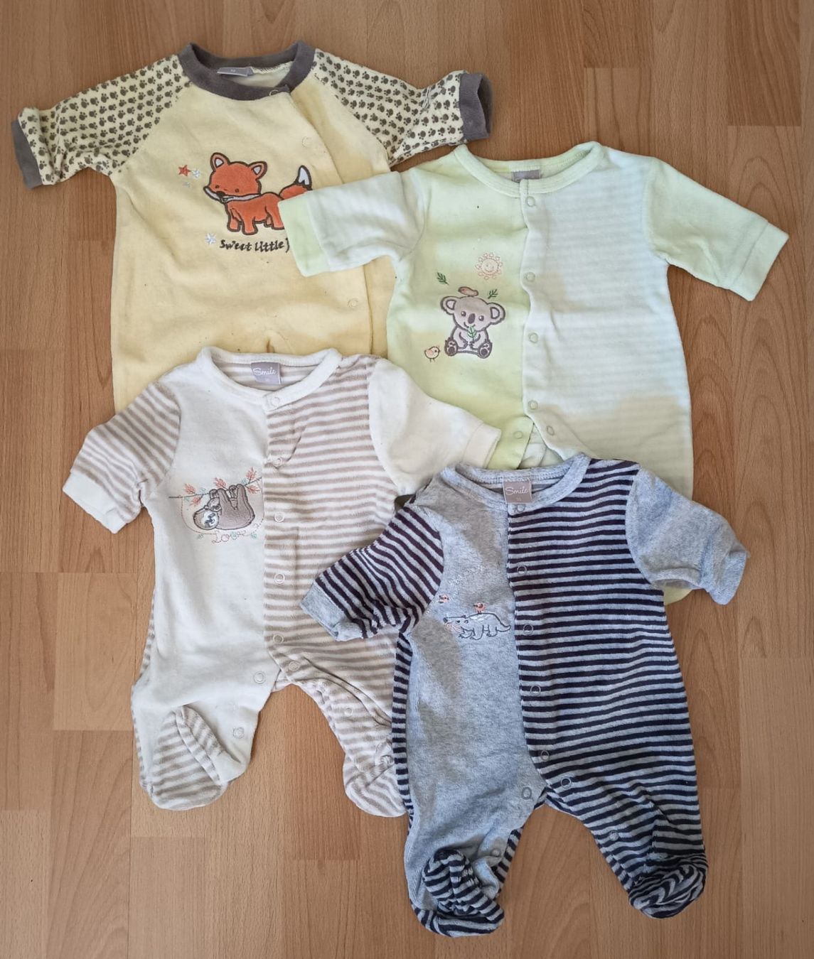 Kleiderpakete & -sets: Nicki-Strampler - Gr. 50 - 4 Stk. - NEUWERTIG – Neu (gemäss Beschreibung) aus Mellingen von lor_2twl