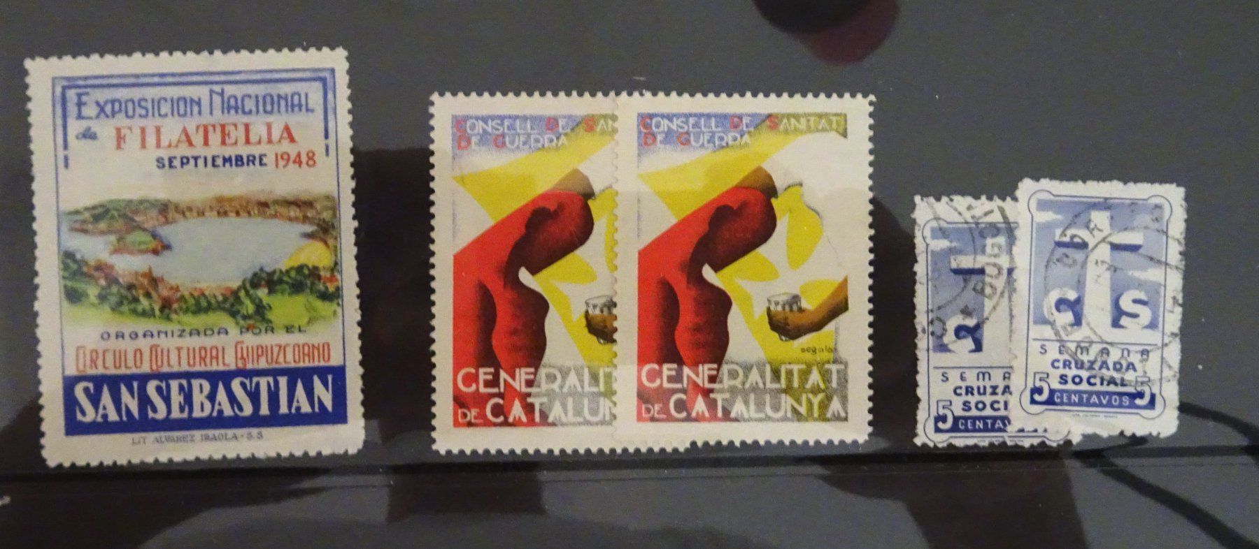 Tutti i francobolli: Vignetten (Reklamemarken) Spanien – Usato da Feldbrunnen venduto da MarcusSO 1