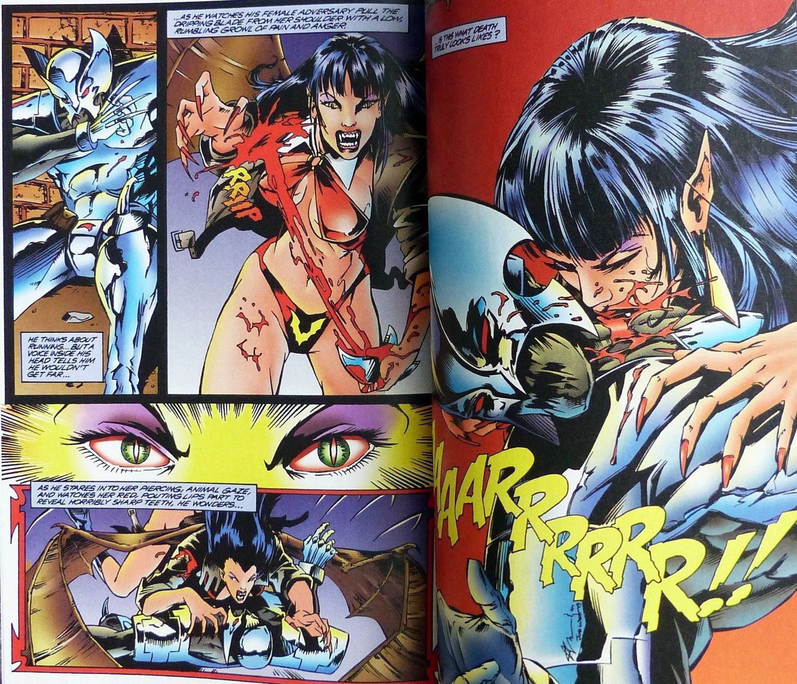 Fumetti: SEXY VAMPIRELLA SHADOWHAWK COMPLETE 2 BOOK STORY 1995 – Usato da Lugano venduto da YouWantUS 6