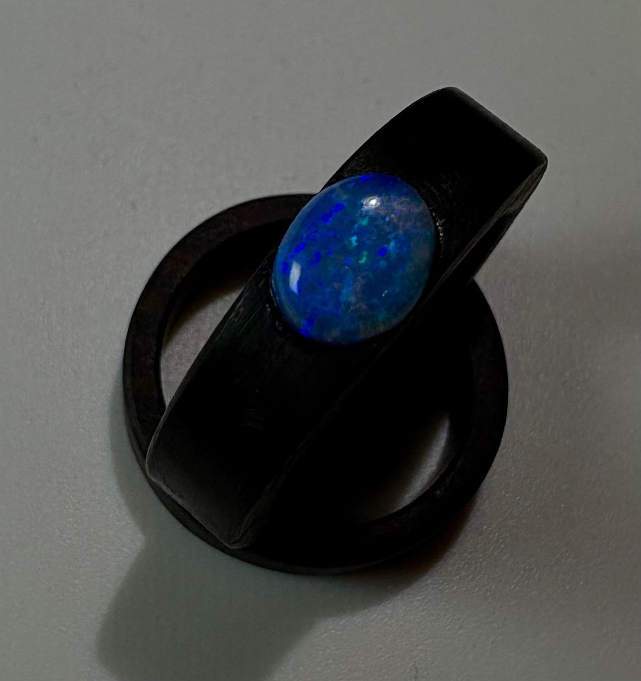 Anelli: Ring Australischer Crystal-Opal+Mooreiche, Grösse 54 – Nuovo (secondo la descrizione) da Wilen b. Wil venduto da Tschirio 2