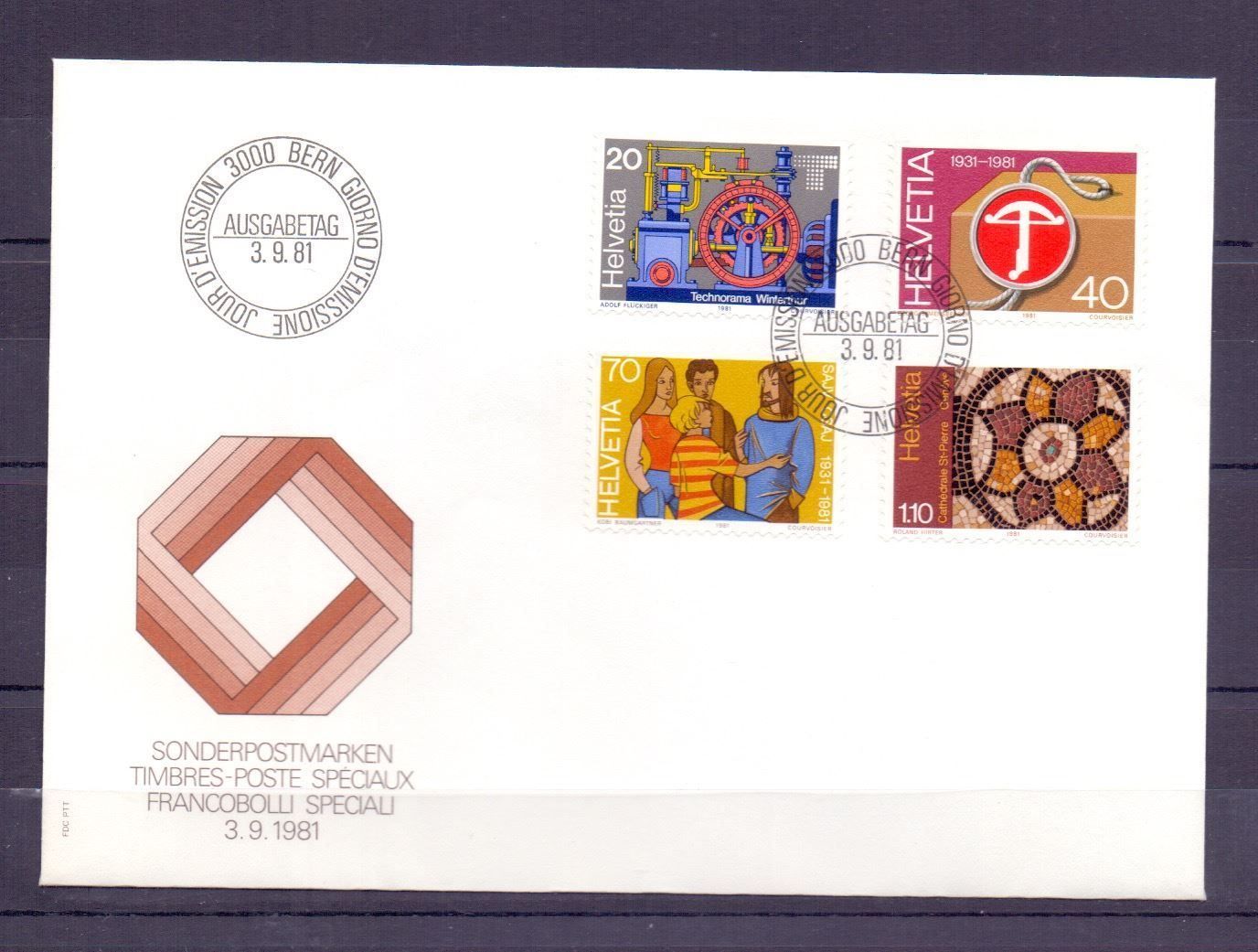 Tutti i francobolli: CH FDC Satz 1981 – Usato da Koblenz venduto da Markenhimmel