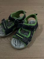 Sandalen für Jungen, Grösse 27 grün/schwarz, Sommer