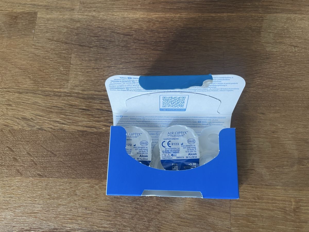 Lenti a contatto: Kontaktlinsen Alcon Air Optix Plus HydraGlyde – Nuovo e nell'imballaggio originale da Wiesendangen venduto da armandinho 2