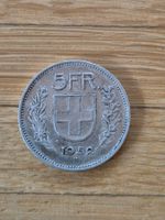 Schweizer 5 Franken 1952 - selten! - Aufl. 155'000 Stk.