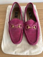 Vintage Gucci Loafer Wildleder pink Grösse 37 guter Zustand