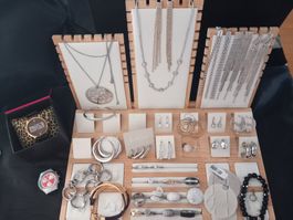 Mischung aus Silberschmuck & Modeschmuck ( GUESS,SWAROVSKI)