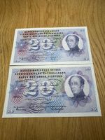 2 x 20 Franken 1954