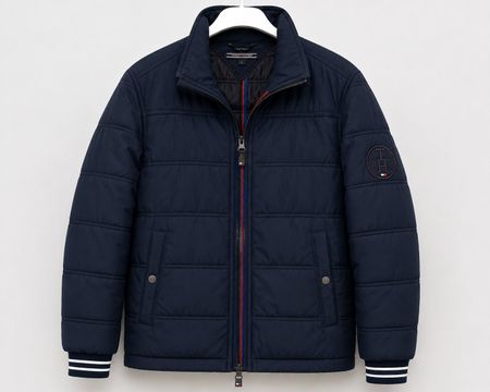 Tommy Hilfiger Damen Steppmantel / Jacke – Dunkelblau – Gr.