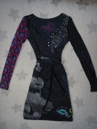 total spezielles DESIGUAL Damen Kleid Gr XS