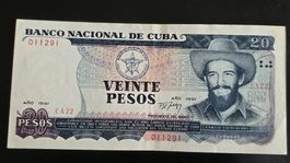 Cuba 20 Pesos 1991 – Camilo Cienfuegos