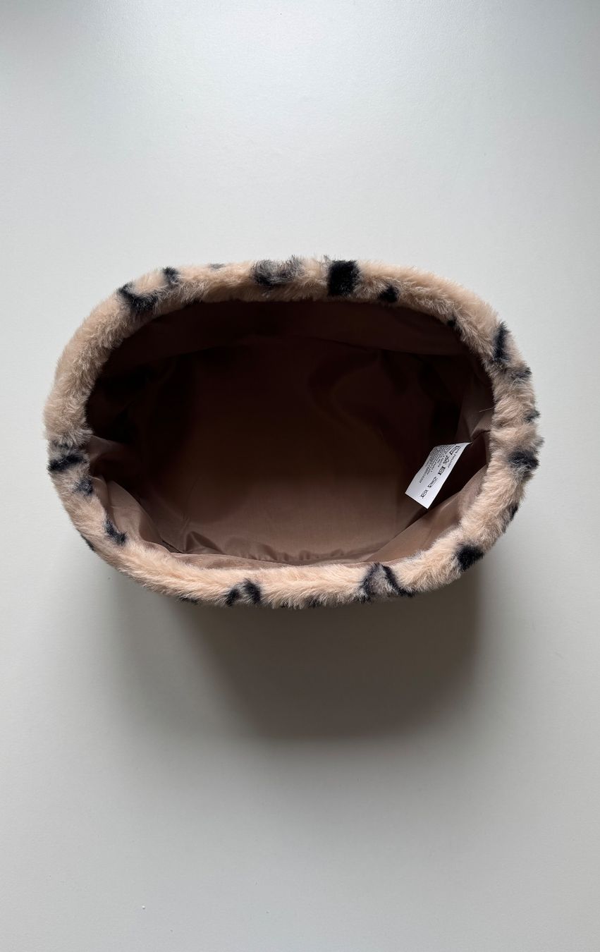 Altro per la casa: Korb Leopard Print Kunstfell mit Lederriemen neu – Nuovo (secondo la descrizione) da Luzern venduto da Ecila007 1