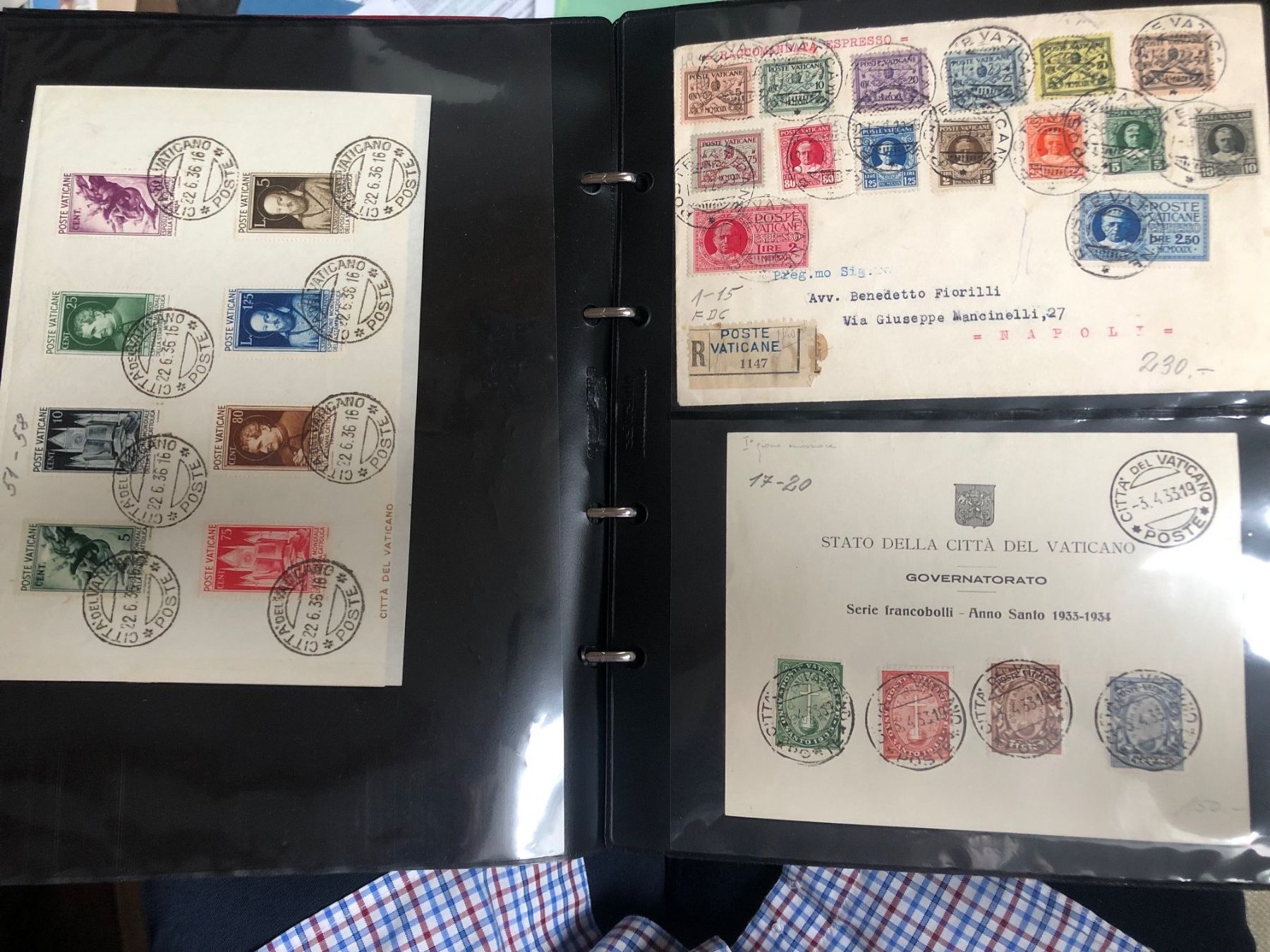 Alle Briefmarken: komplette Sammlung FDC/Briefe VATICANO - immenser Katalog ! – Gebraucht aus Lufingen von Rac0 4