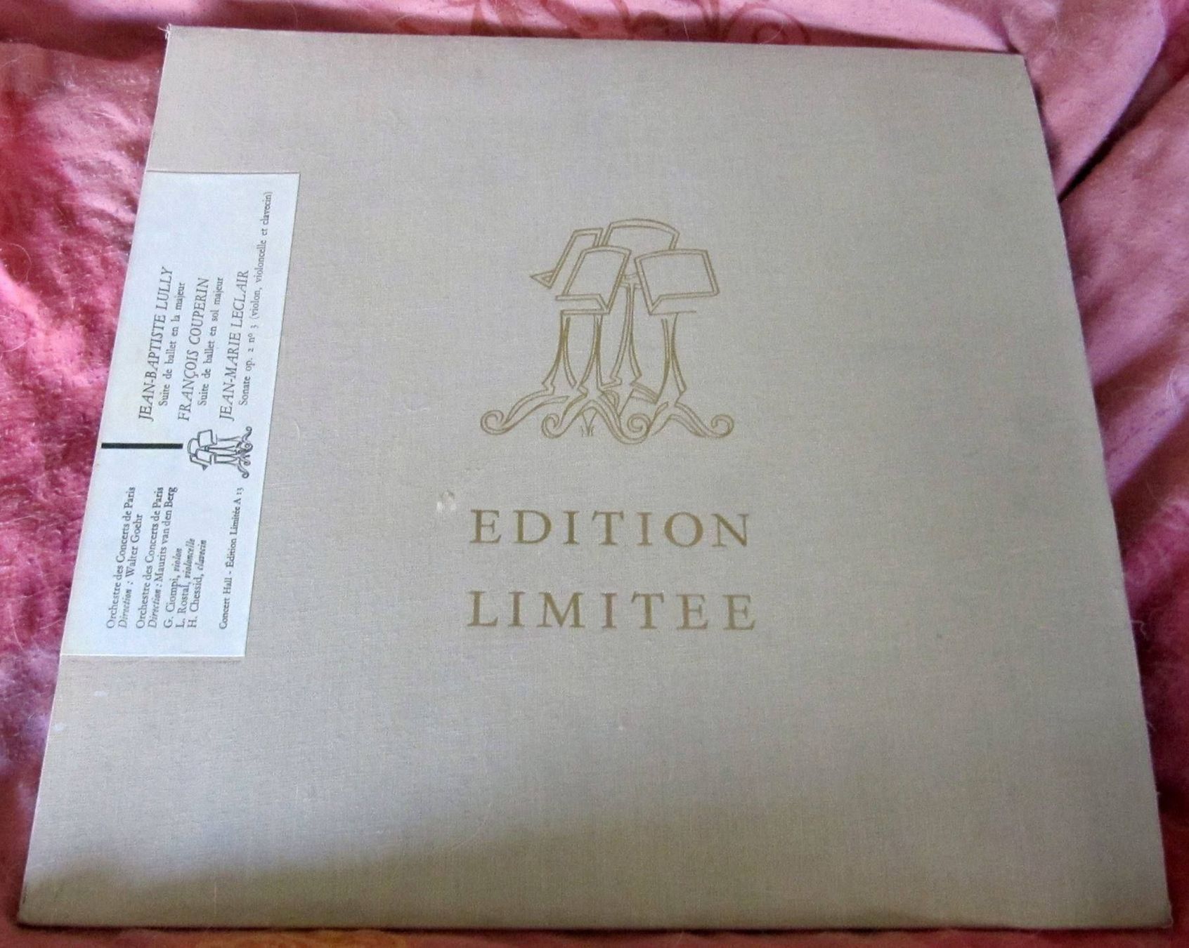 Dischi in vinile: Lully Couperin Leclair Suite de Ballet 1954 Édition Limitée – Usato da Genève venduto da Cockattoo