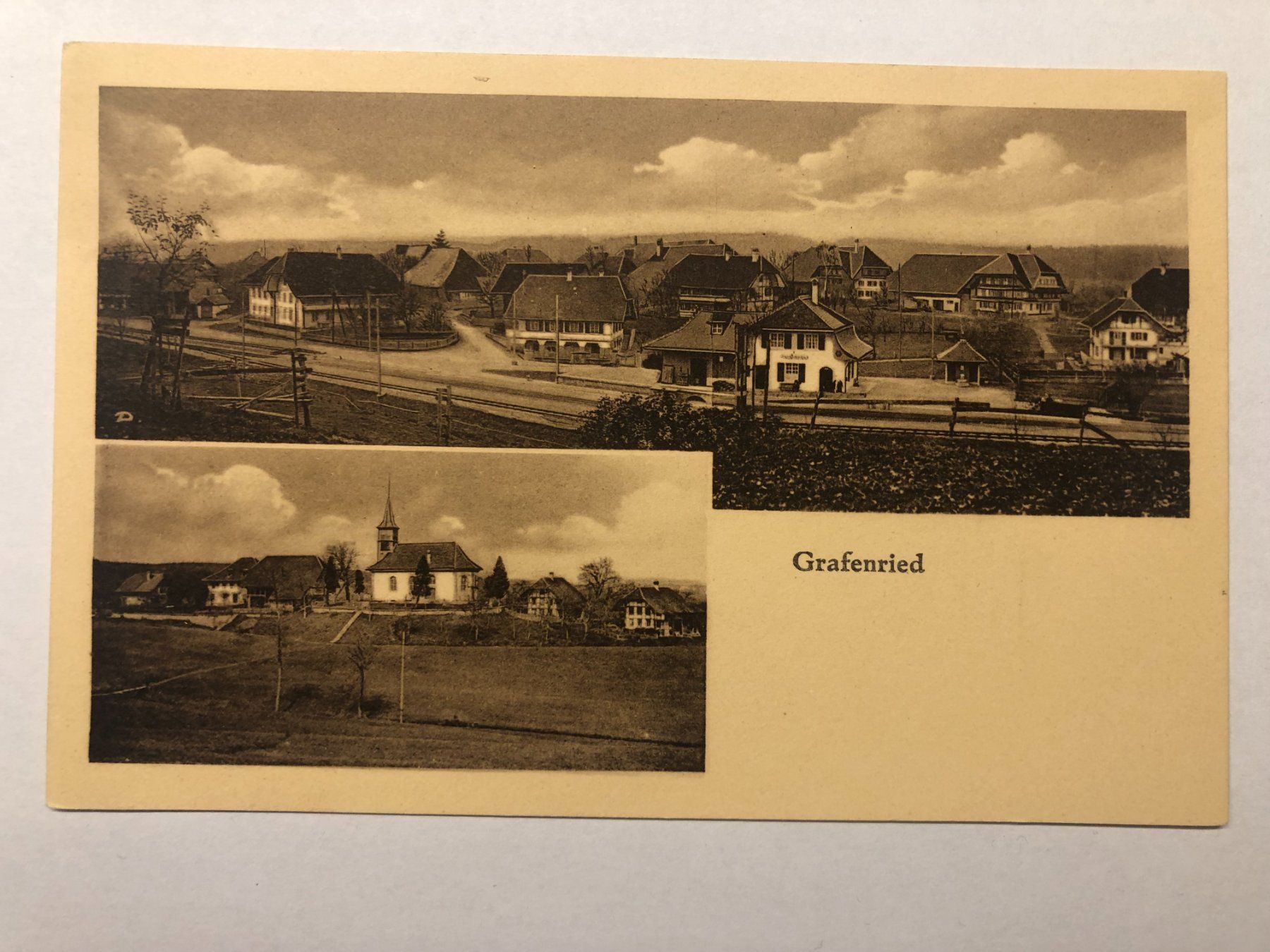Cartoline postali: Grafenried - Bahnhof und Umgebung – Usato da Pfäffikon ZH venduto da Waltoversand