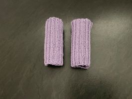 Handgestrickte Pulswärmer - Amedisli Lila