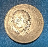 ENGLAND 1965 GEDENKMÜNZE CHURCHILL