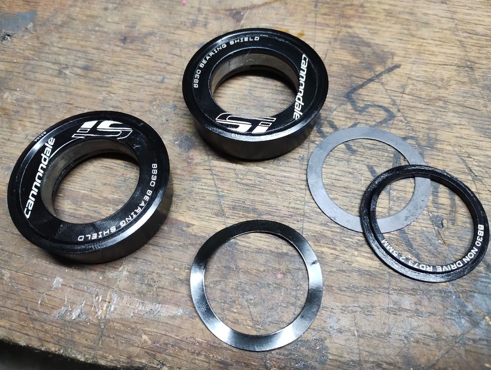 YINETTECH Tretlagerschalen Set - Komplettsatz Mit Lagern Für Beach Cruiser & Lowrider