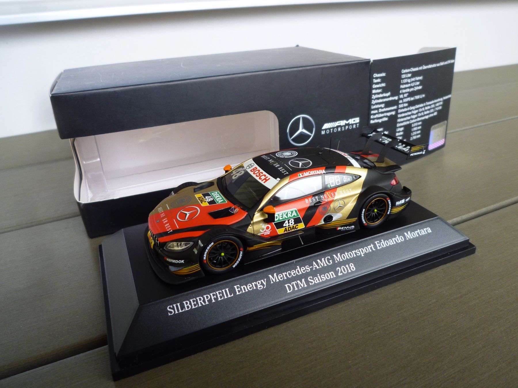 Mercedes-Benz Modellini d'auto: Mercedes AMG (DTM 2018) – Nuovo e nell'imballaggio originale da Flawil venduto da Imperiosud 5