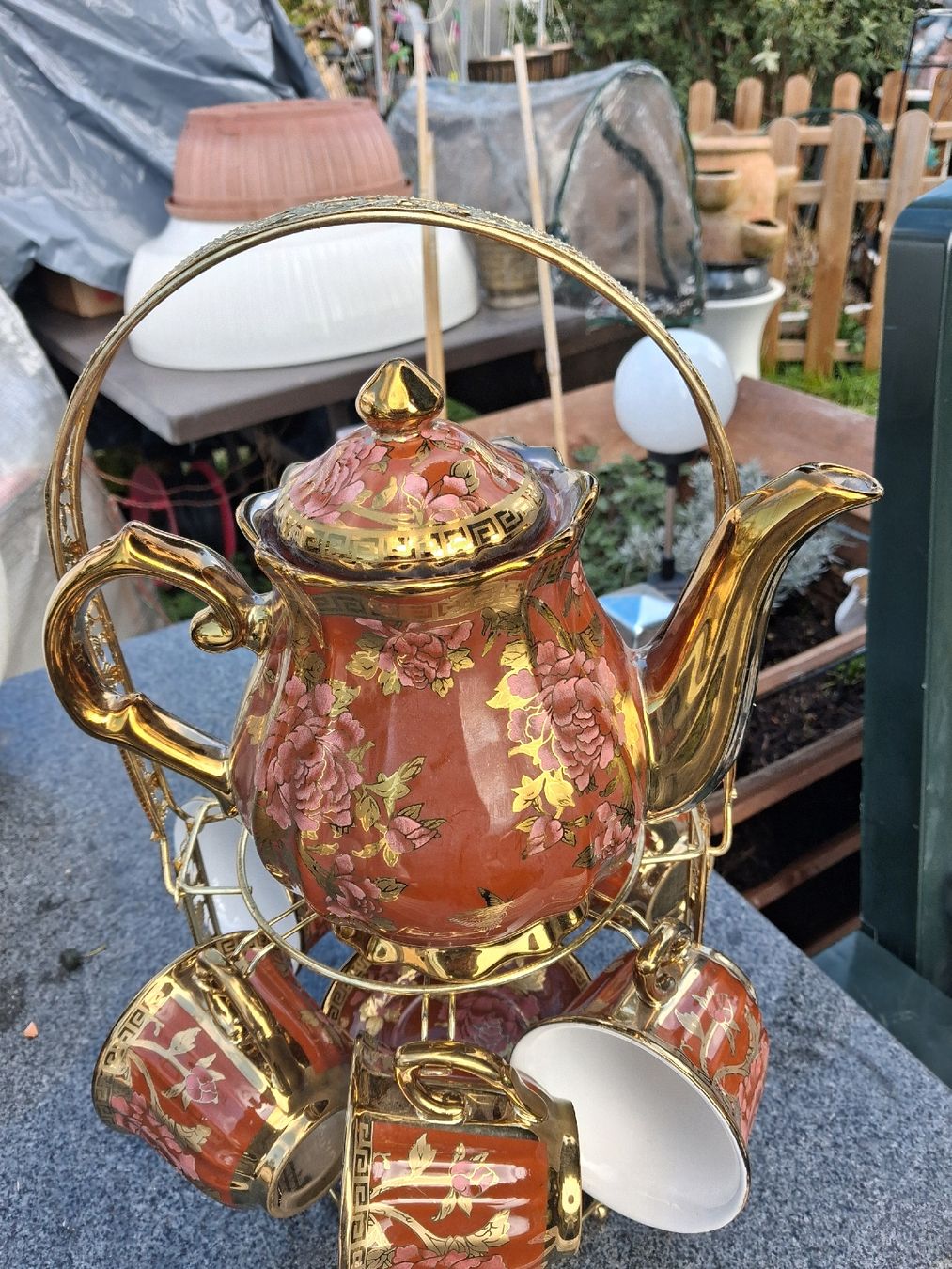 Teiere: Es ist ein Chinesisches Kaffe oder The service aus Porzelan. – Usato da Wolfhausen venduto da fab_58yr 2