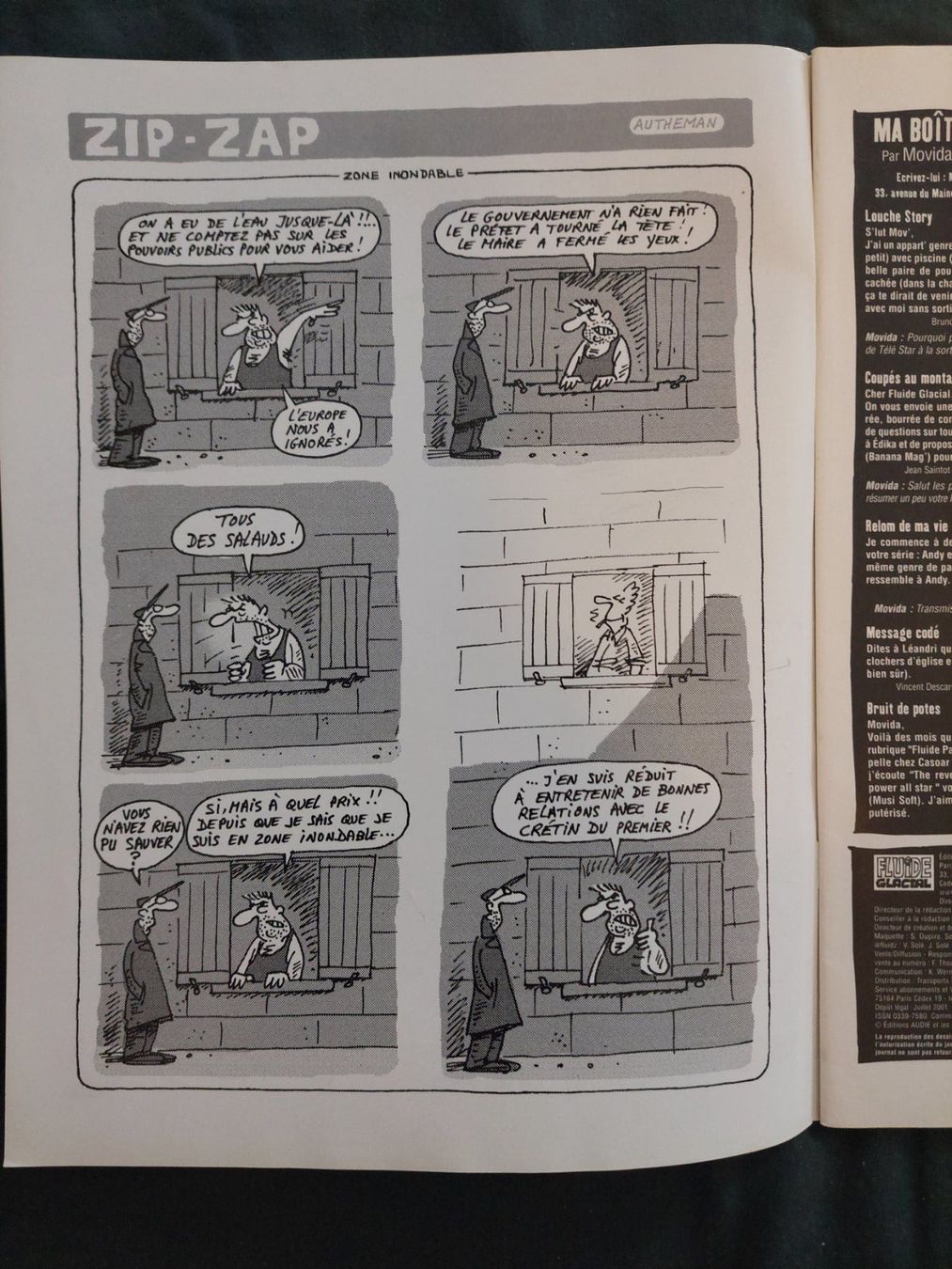 Fumetti: Fluide Glacial No 302 Août 2001 TBE – Usato da Genève venduto da Blu_BD 3