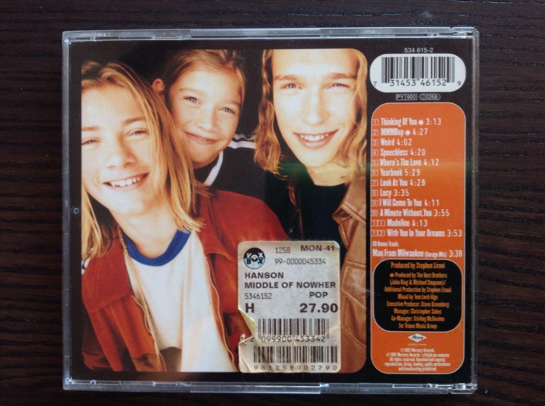 CD: Hanson - Middle Of Nowhere – Usato da Aigle venduto da St_anger 1